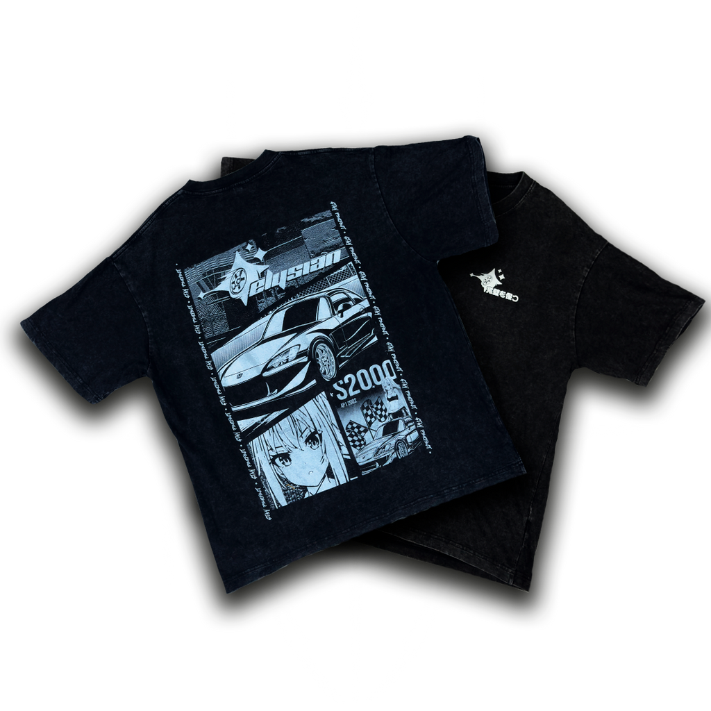 🔥 Camiseta Oversize Acid Wash "Honda S2000 Power" – Edición Limitada  Quinta Edicion!🔥