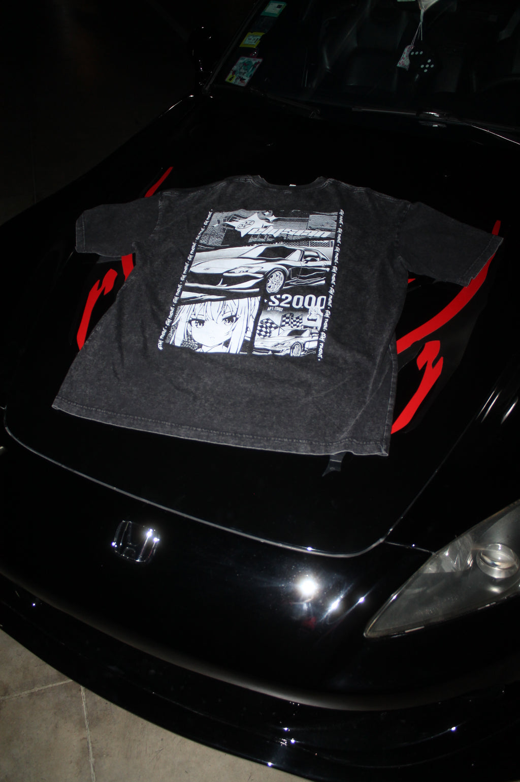 🔥 Camiseta Oversize Acid Wash "Honda S2000 Power" – Edición Limitada  Quinta Edicion!🔥