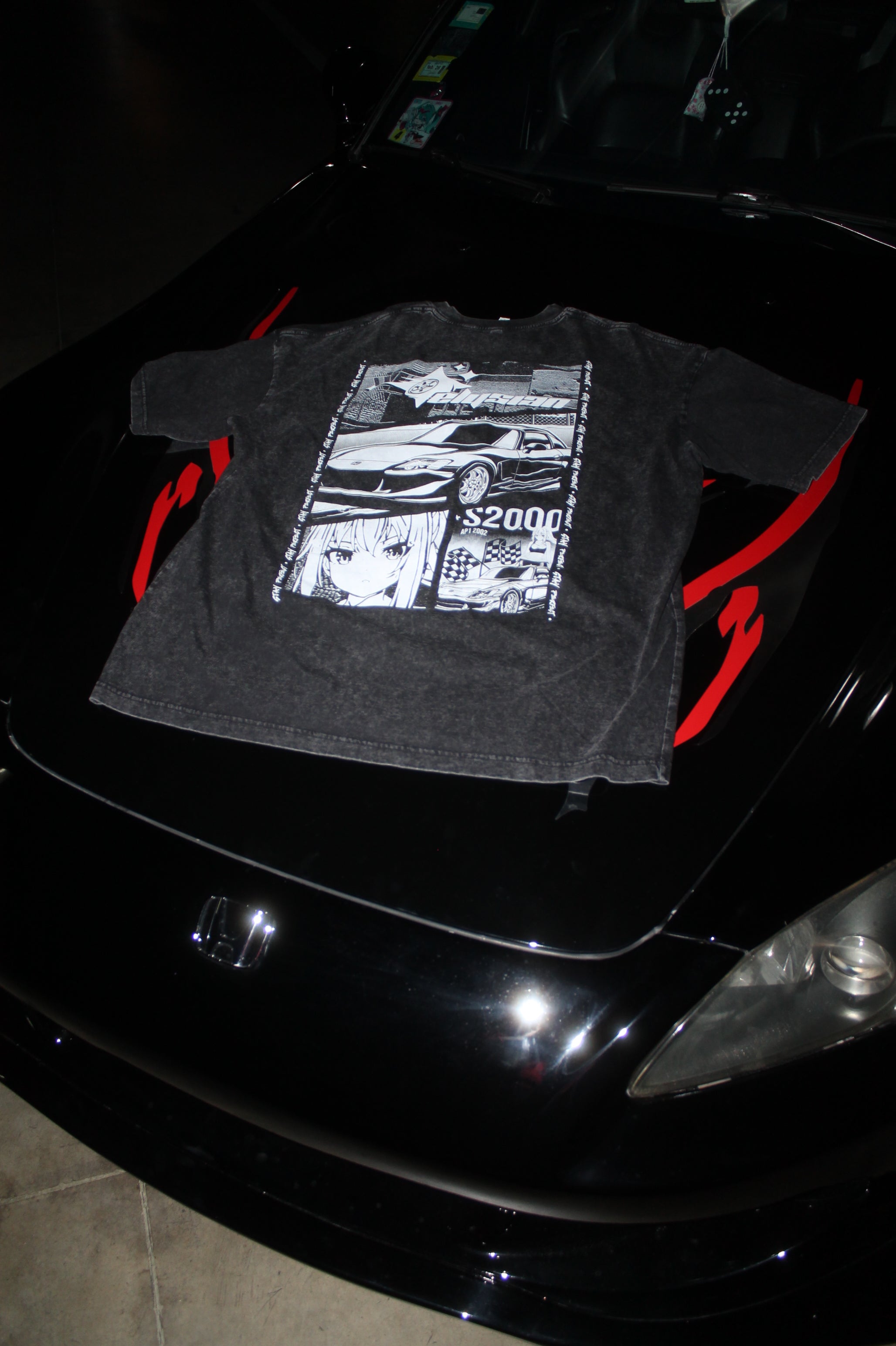 🔥 Camiseta Oversize Acid Wash "Honda S2000 Power" – Edición Limitada  Quinta Edicion!🔥