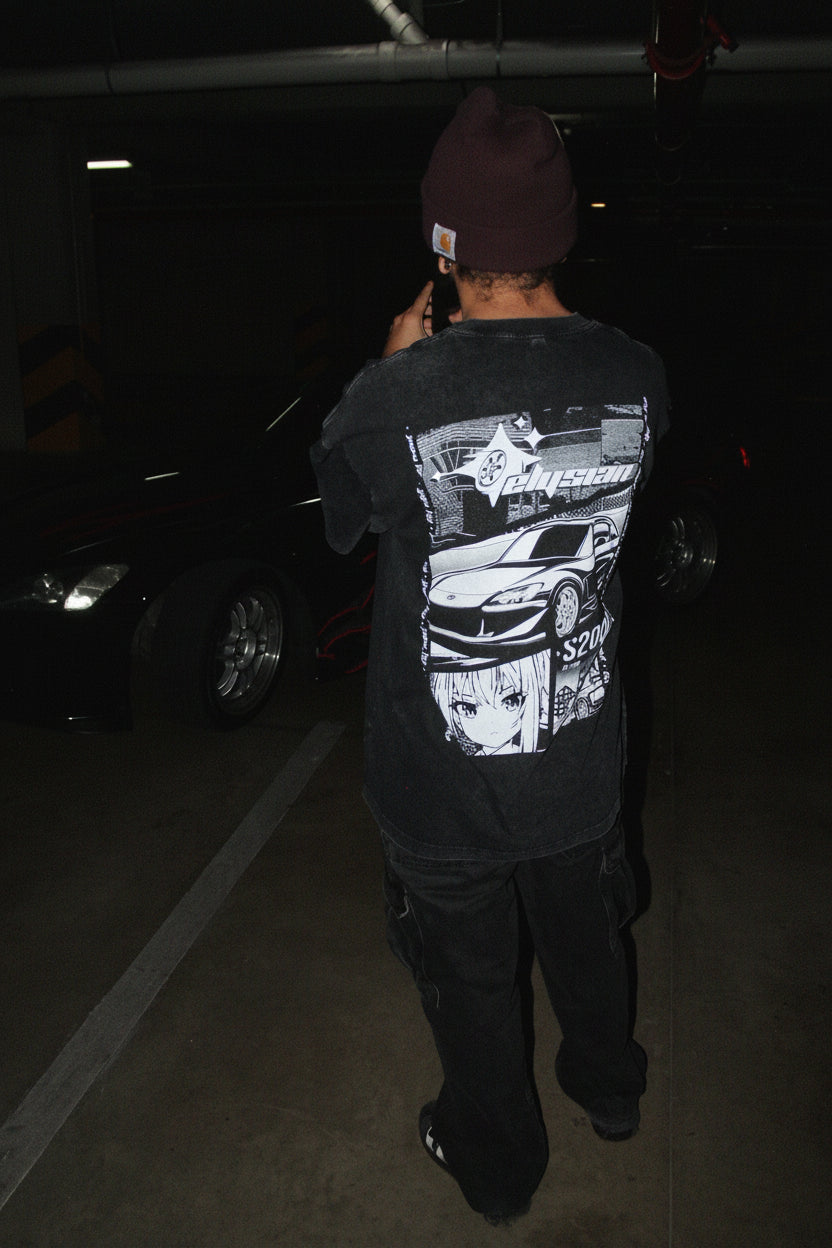 🔥 Camiseta Oversize Acid Wash "Honda S2000 Power" – Edición Limitada  Quinta Edicion!🔥