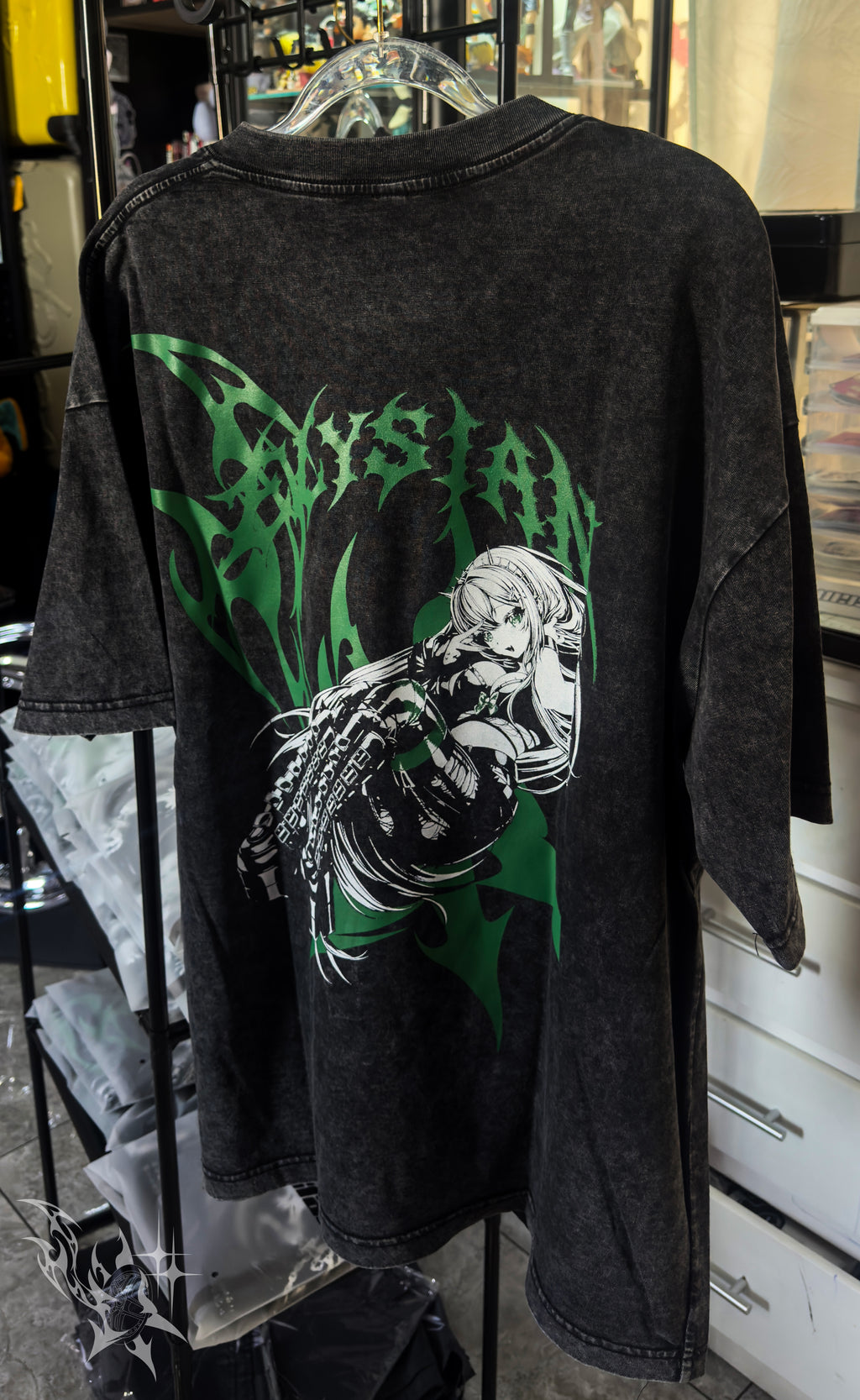 🔥 Camiseta Oversize Acid Wash Goth Eri – Edición Limitada  Sexta Edicion!🔥