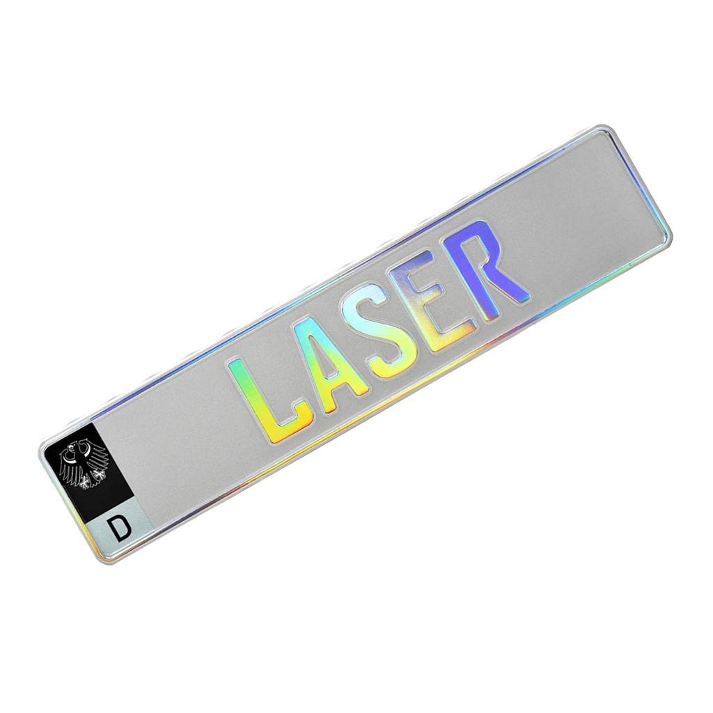 Matricula Personalizada GRABADA - (Alemana)