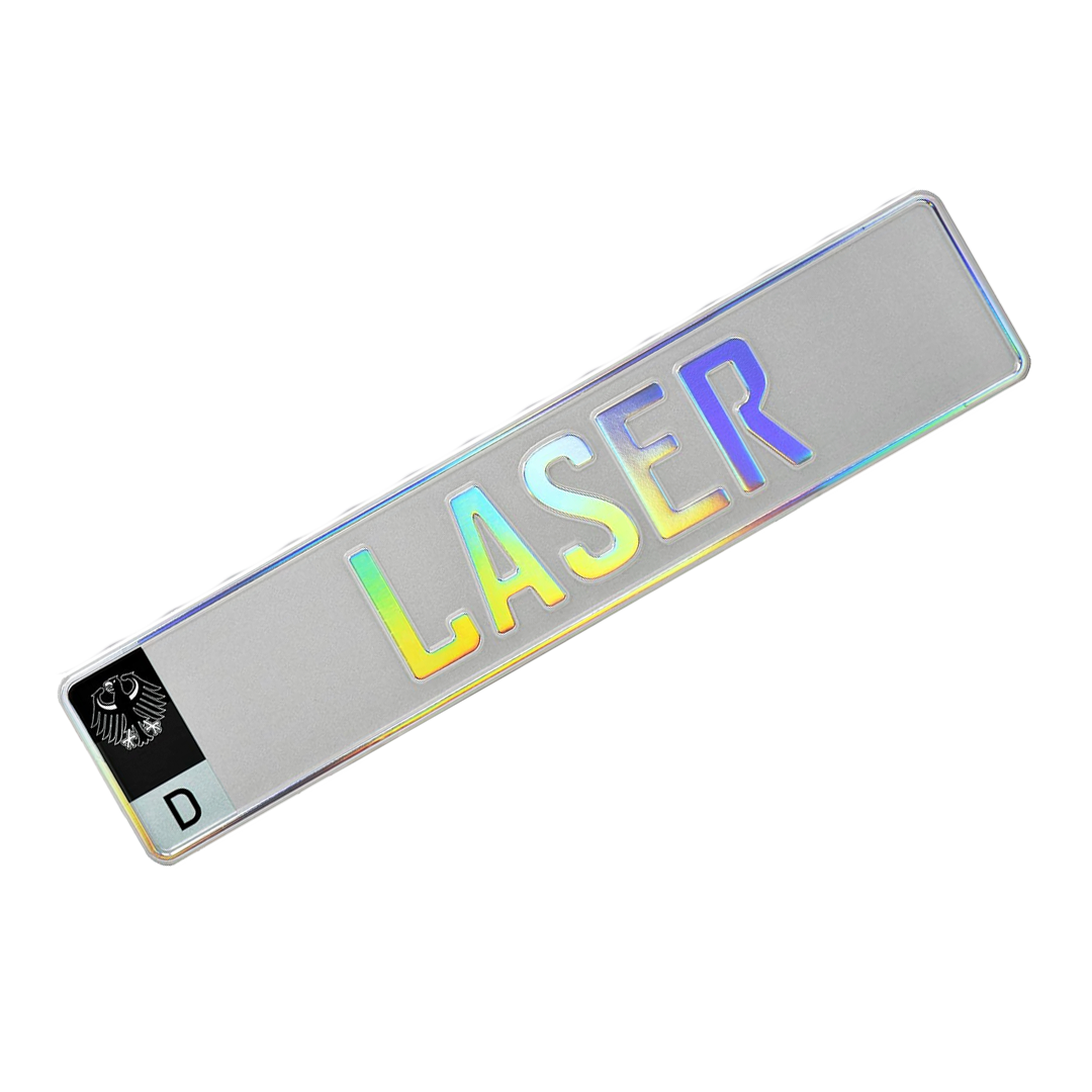 Matricula Personalizada GRABADA - (Alemana)