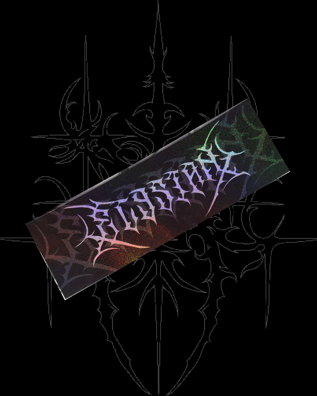 Slap Elysian Holografica Negra Goth (6ta Edicion)