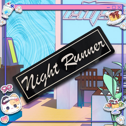 Sticker Brillante de : NightRunner. - ElysianSticker Brillante de : NightRunner.