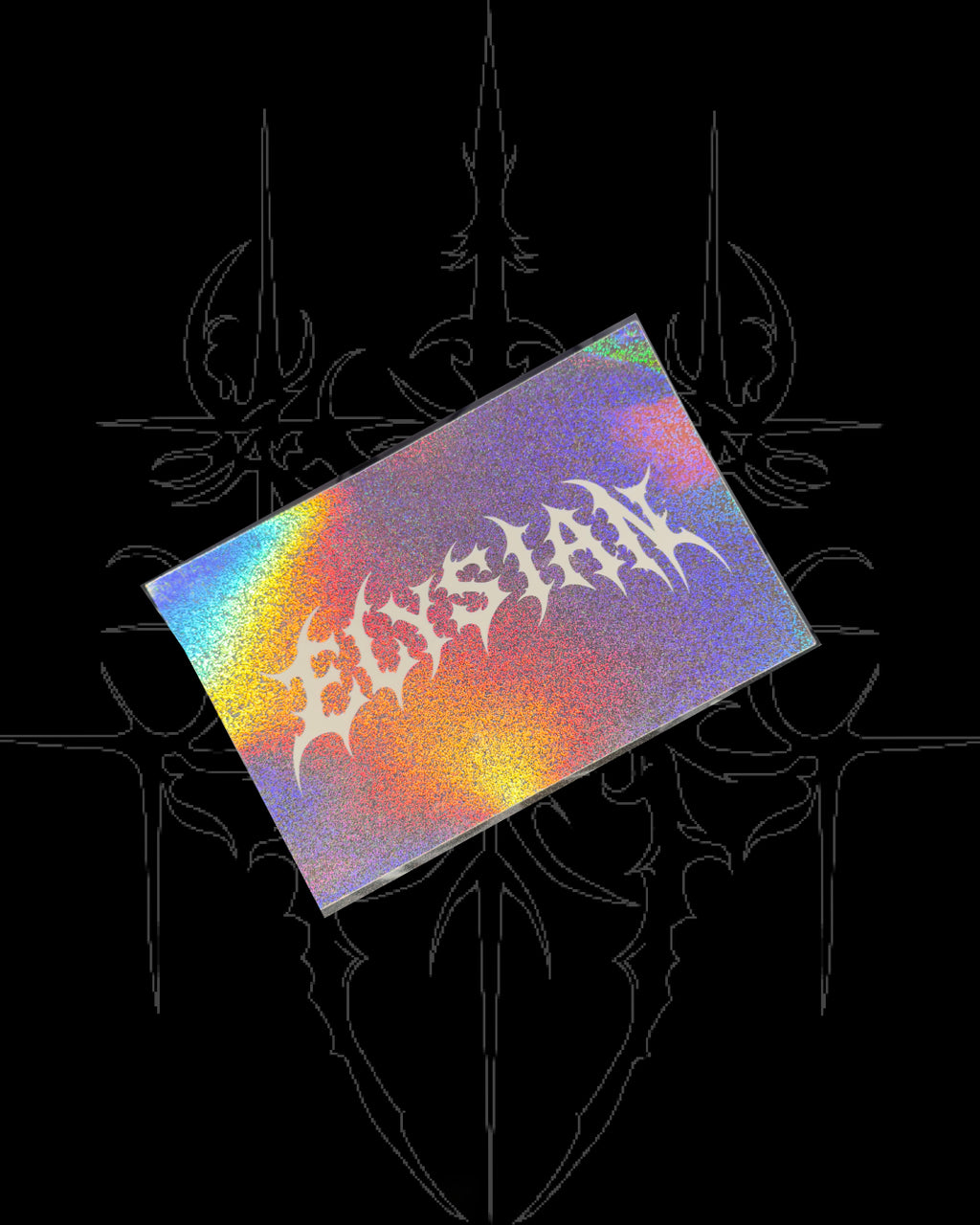 Dye cut Goth Sticker